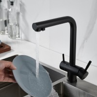 Смеситель для кухни Shevanik S468H черный