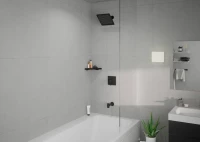 Верхний душ Hansgrohe Crometta E 240 1jet 26726670 черный матовый