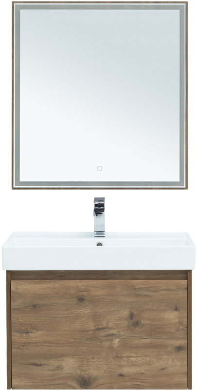 Мебель для ванной комнаты Aquanet Nova Lite 75 дуб рустикальный, 1 ящик