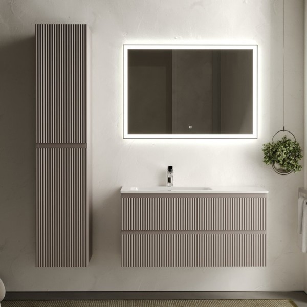 Мебель для ванной комнаты Sancos Snob R 100 см, L, doha soft