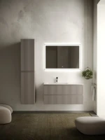 Мебель для ванной комнаты Sancos Snob R 100 см, L, doha soft