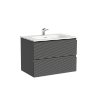 Мебель для ванной комнаты Sancos Folk 70 grey soft, раковина CN7007