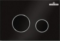 Комплект Унитаз подвесной безободковый Bell Pro Rimless 3301101R + Быстросъемное сиденье микролифт 33290100 + Система инсталляции для унитазов Relfix 38010010 + Кнопка смыва Relfix 380502MB матовая черная, хром