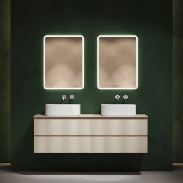 Мебель для ванной комнаты Sancos Snob T 160 beige soft, столешница бежевая TT160A2, раковина CN6052