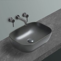 Накладная раковина Vincea VBS-102MA 46 матовый антрацит