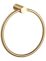 Держатель для полотенец Bemeta Zyra 174204060 матовое золото-шампань, кольцо