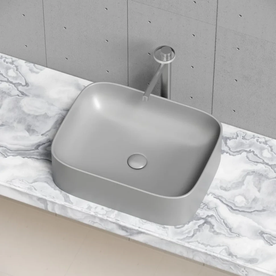 Накладная раковина Ceramicanova Element CN6052MH антрацит матовая