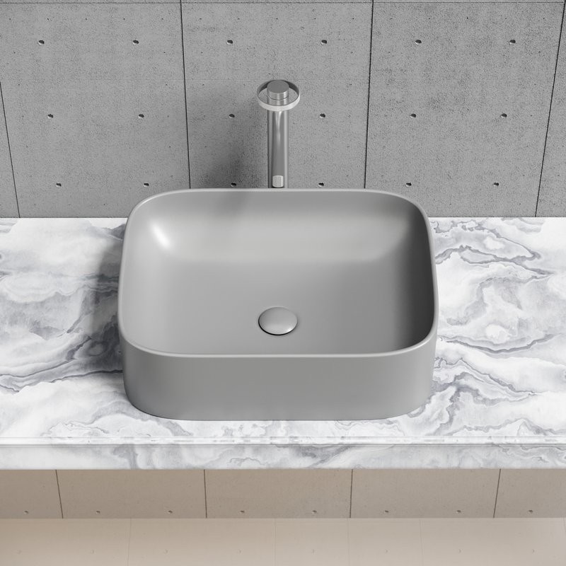 Накладная раковина Ceramicanova Element CN6052MH антрацит матовая