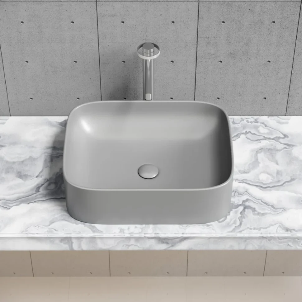 Накладная раковина Ceramicanova Element CN6052MH антрацит матовая