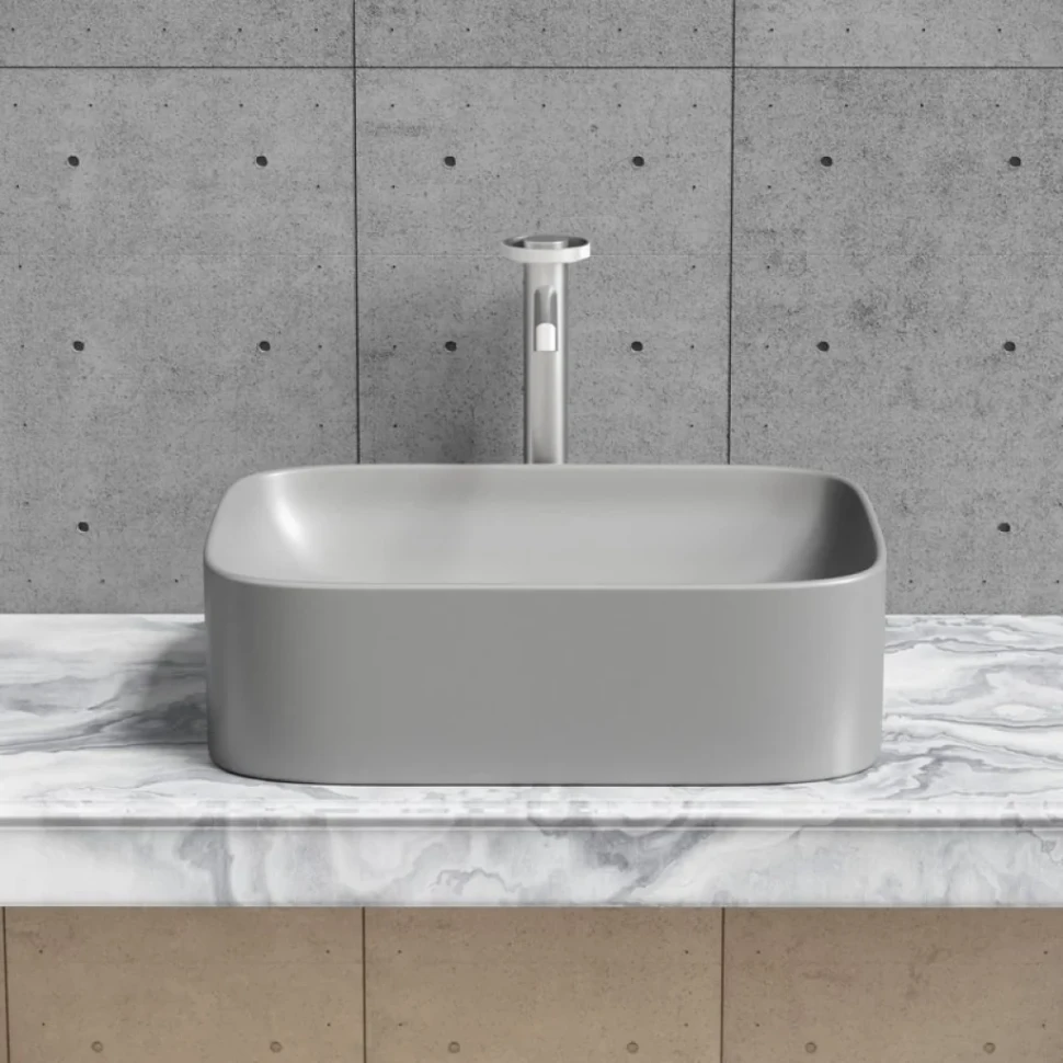 Накладная раковина Ceramicanova Element CN6052MH антрацит матовая