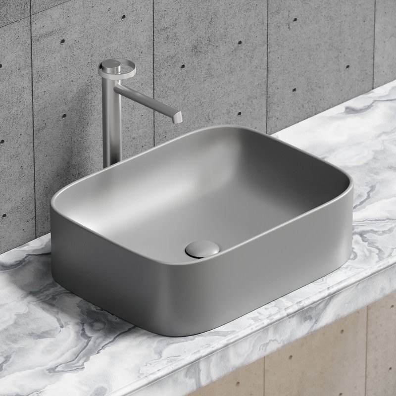 Накладная раковина Ceramicanova Element CN6052MH антрацит матовая