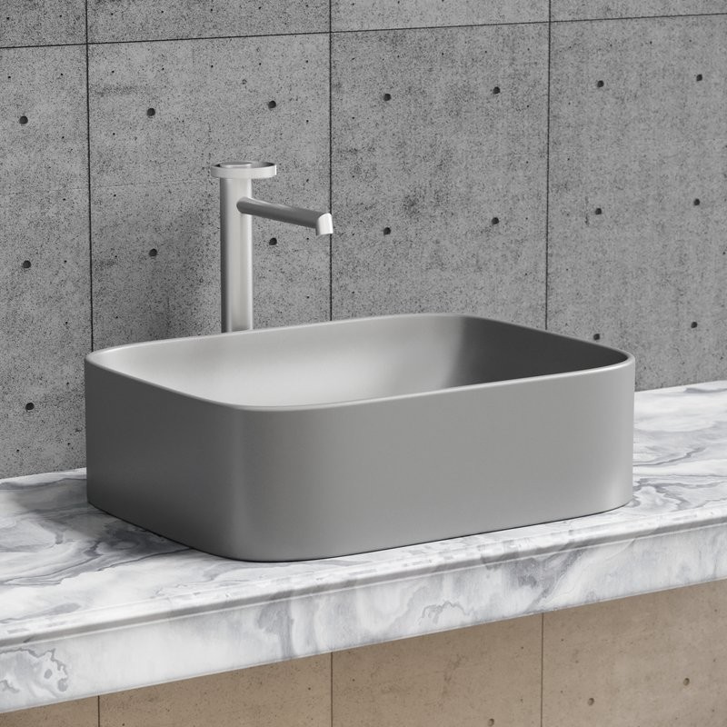 Накладная раковина Ceramicanova Element CN6052MH антрацит матовая