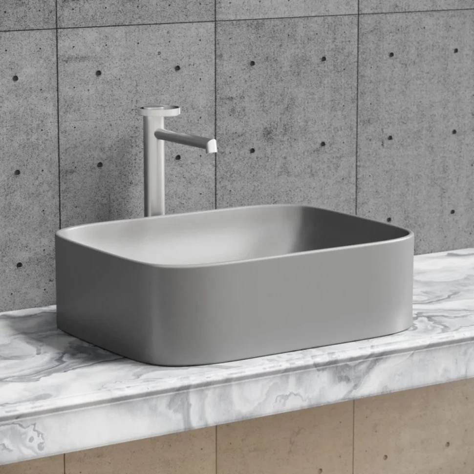 Накладная раковина Ceramicanova Element CN6052MH антрацит матовая