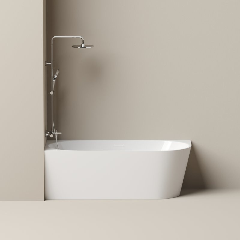 Акриловая ванна Edge 1700x800x580, угловая, левая, FB23L