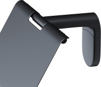 Держатель для туалетной бумаги AM.PM X-Joy A84341422 с крышкой, черный