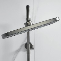 Душевая стойка Shevanik S6236T оружейная сталь