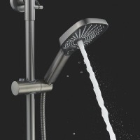Душевая стойка Shevanik S6236T оружейная сталь