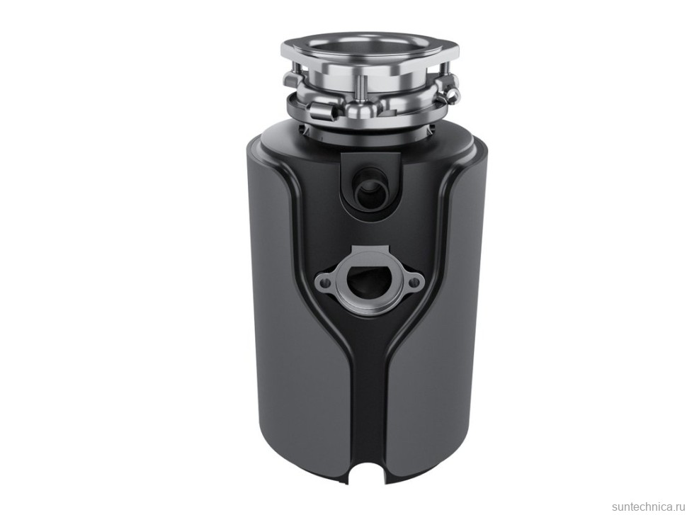 Комплект Мойка Paulmark Stepia + Step PM117551-AN+R375-BS антрацит + Измельчитель KUCHENSTERN Muhle