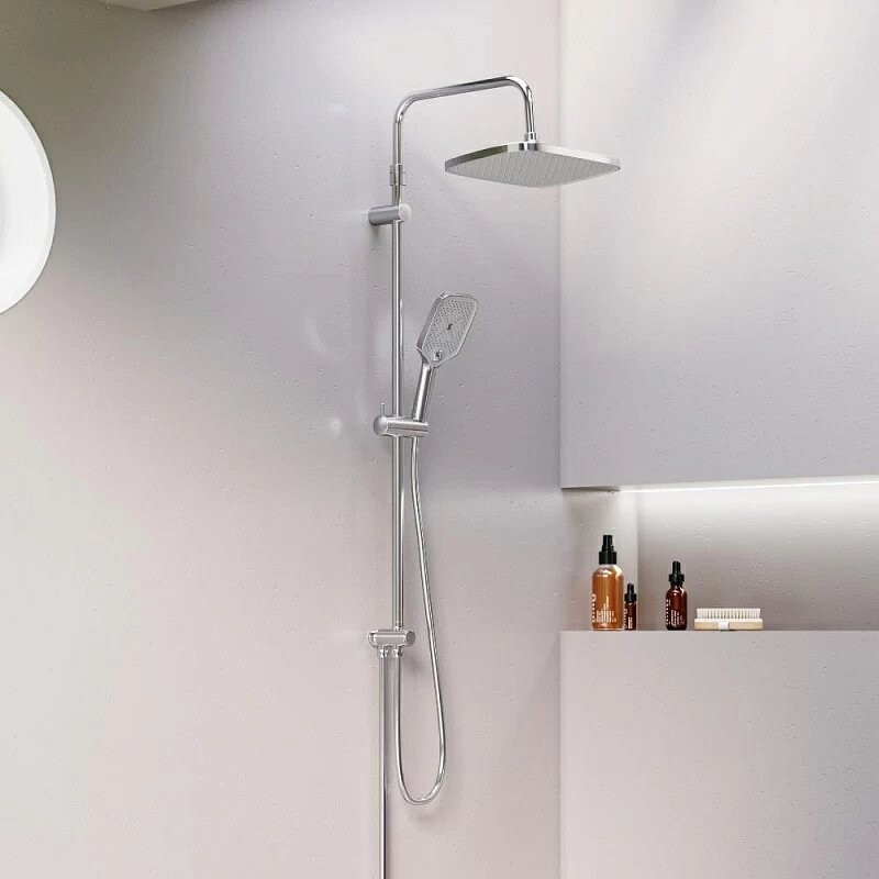 Душевой комплект Смеситель Damixa Gala 531000000 + Стойка 953000000