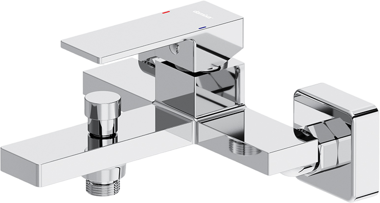 Душевой комплект Смеситель Damixa Gala 531000000 + Стойка 953000000