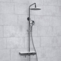 Душевая стойка Wasserkraft Aller A113.067.101.CH Thermo с термостатом, хром