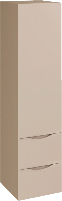 Шкаф пенал для ванной Bellezza Санриса 35 капучино