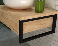 Тумба под раковину 1MarKa Grunge Loft 90 дуб вотан