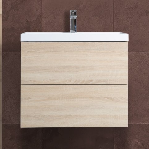 Тумба под раковину Art&Max Verona-Push 70 дуб сонома светлый