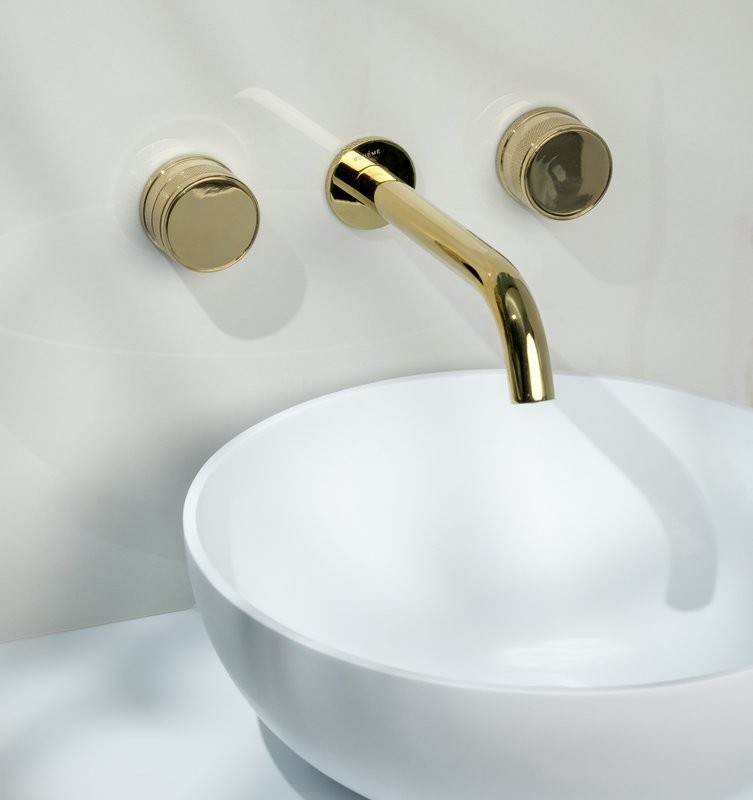 Смеситель для раковины Boheme Prestige 152-2-G-PR С ВНУТРЕННЕЙ ЧАСТЬЮ, золото