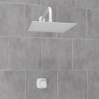Душевой комплект Wasserkraft Saale A9551.146.254 С ВНУТРЕННЕЙ ЧАСТЬЮ, белый