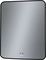 Зеркало Grossman Elegans-норма Black 70 с подсветкой, с антизапотевателем