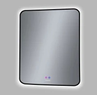 Зеркало Grossman Elegans-норма Black 70 с подсветкой, с антизапотевателем