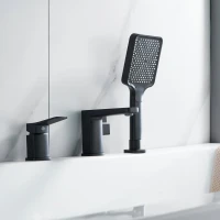Смеситель на борт ванны Shevanik S9912H черный Смеситель на борт ванны Shevanik S9912H черный