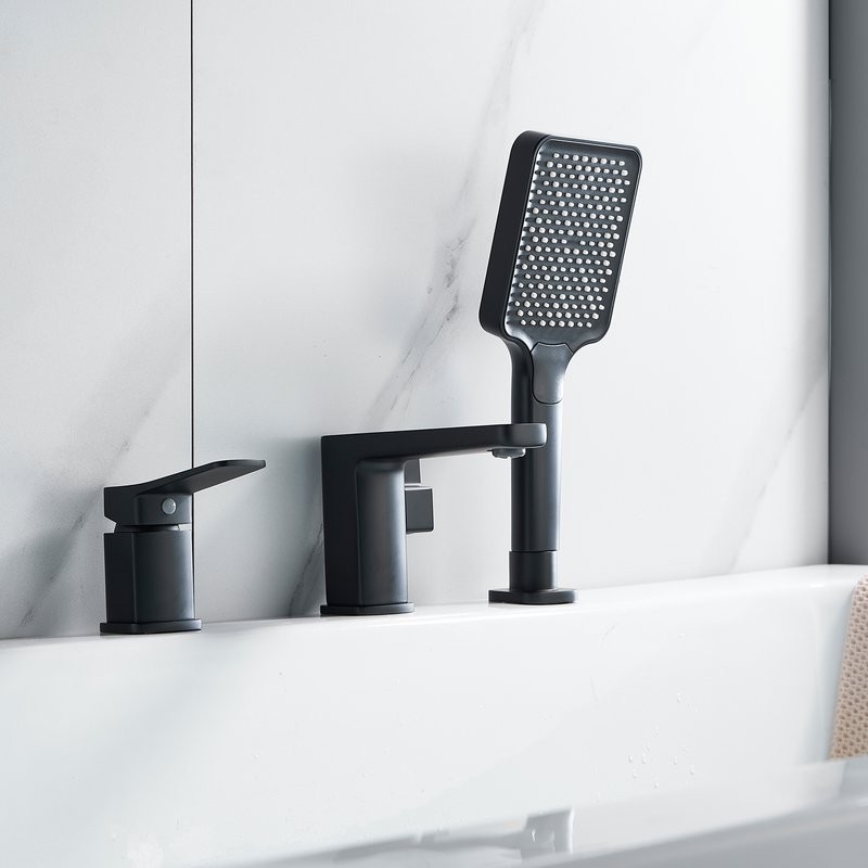 Смеситель на борт ванны Shevanik S9912H черный