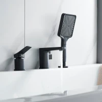 Смеситель на борт ванны Shevanik S9912H черный Смеситель на борт ванны Shevanik S9912H черный