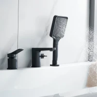 Смеситель на борт ванны Shevanik S9912H черный Смеситель на борт ванны Shevanik S9912H черный