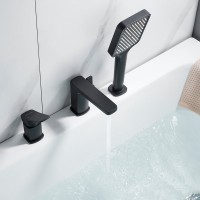 Смеситель на борт ванны Shevanik S9912H черный