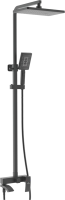 Душевая стойка Rose R1556H черная