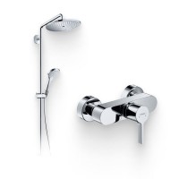 Душевой комплект Смеситель для душа Hansgrohe Metris S 31660000 + Стойка Croma Select S 26793000 хром