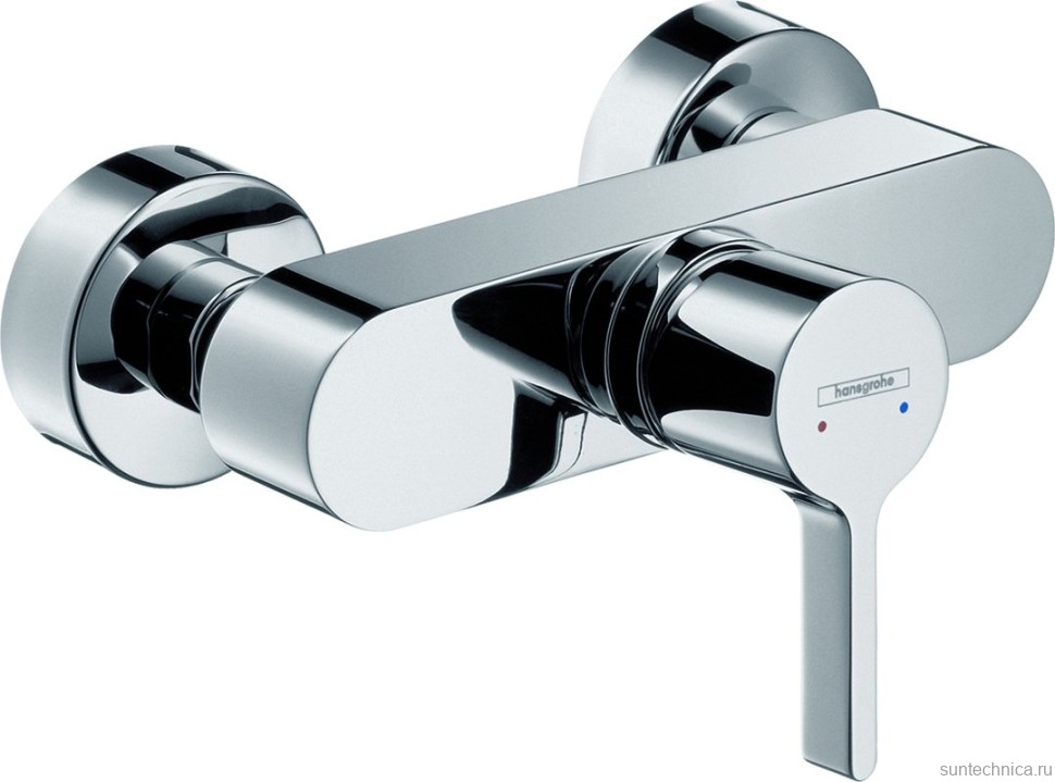Душевой комплект Смеситель для душа Hansgrohe Metris S 31660000 + Стойка Croma Select S 26793000 хром