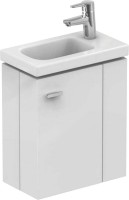 Раковина маленькая в туалет Ideal Standard Connect space 45 R матовая белая, прямоугольная, фаянс