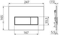 Комплект Унитаз подвесной EvaGold K505 безободковый, с микролифтом + Инсталляция AlcaPlast AM101/1120-4:1 RU M571-0001 кнопка смыва хром