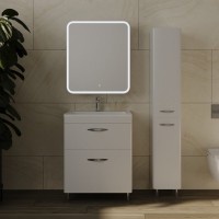 Мебель для ванной комнаты Style Line Каре 70 напольная, Люкс Plus, белая