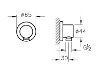 Душевой комплект VitrA A49307EXP С ВНУТРЕННЕЙ ЧАСТЬЮ, хром