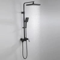 Душевая стойка Frap H76 F2476-6 черная Душевая стойка Frap H76 F2476-6 черная