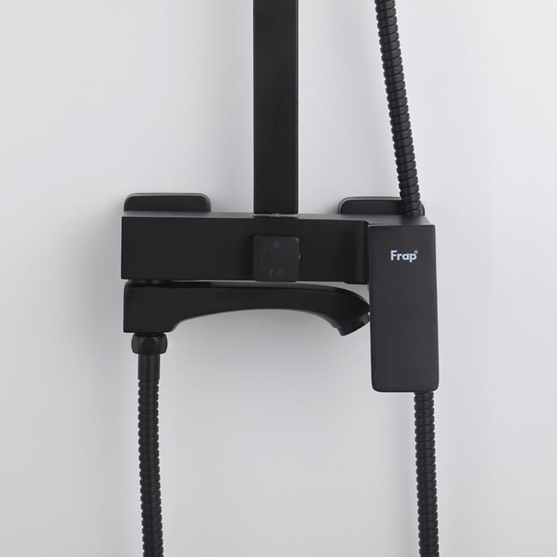 Душевая стойка Frap H76 F2476-6 черная