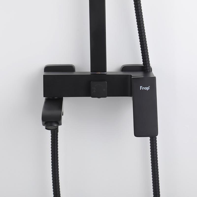 Душевая стойка Frap H76 F2476-6 черная