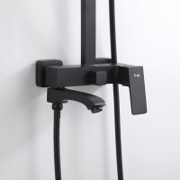 Душевая стойка Frap H76 F2476-6 черная