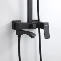 Душевая стойка Frap H76 F2476-6 черная Душевая стойка Frap H76 F2476-6 черная