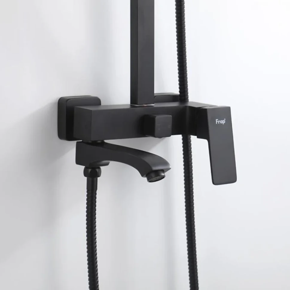 Душевая стойка Frap H76 F2476-6 черная